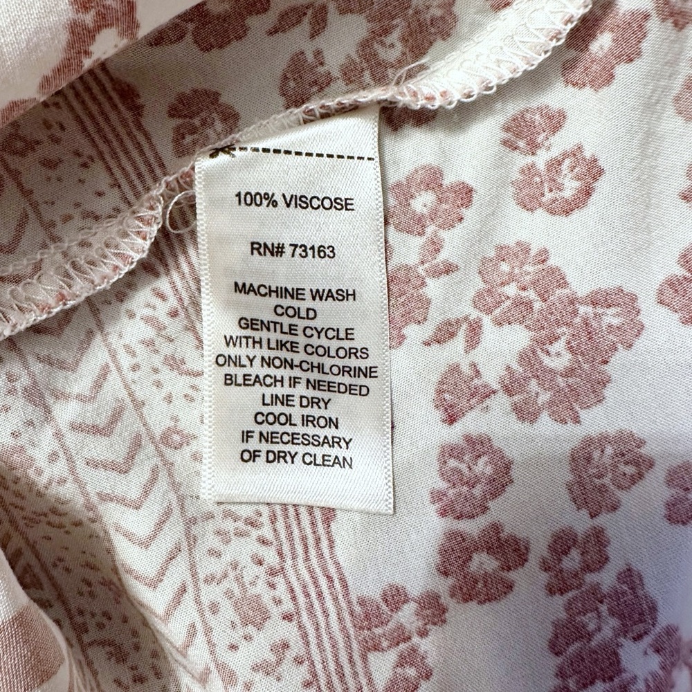 Spense Long Sleeve Bohemian Blouse Size Large - Picture 6 of 6